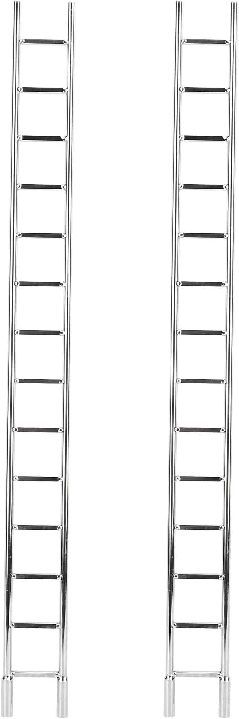 RC Crawler Ladder Aluminum Alloy Strength Portable RC Car Obstacle Ladder for Bridging, Lightweight, Rustproof, 2pcs Set