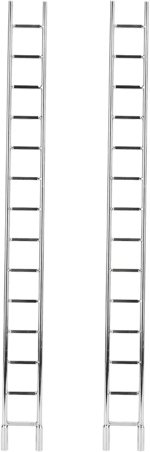 RC Crawler Ladder Aluminum Alloy Strength Portable RC Car Obstacle Ladder for Bridging, Lightweight, Rustproof, 2pcs Set