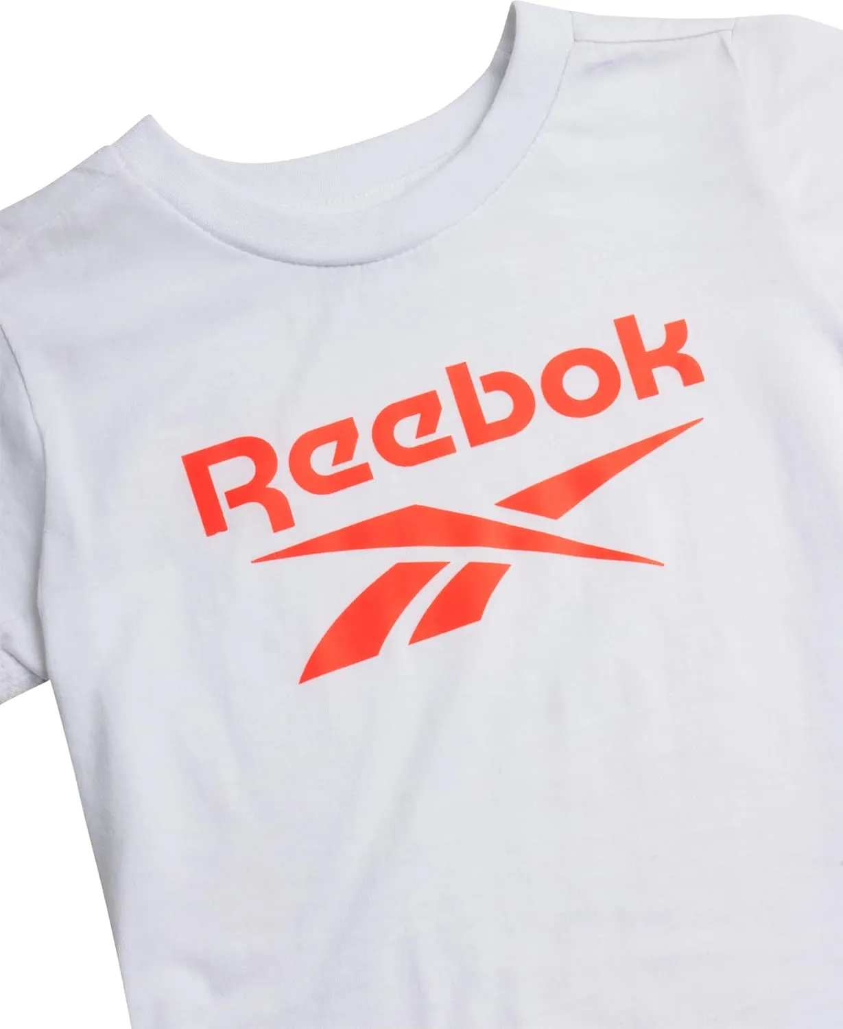 Reebok Toddler Girls' Pants Set - 3 Piece Performance Long Sleeve Shirt, Graphic Tee, and Leggings for Toddlers Girls (2T-6X)