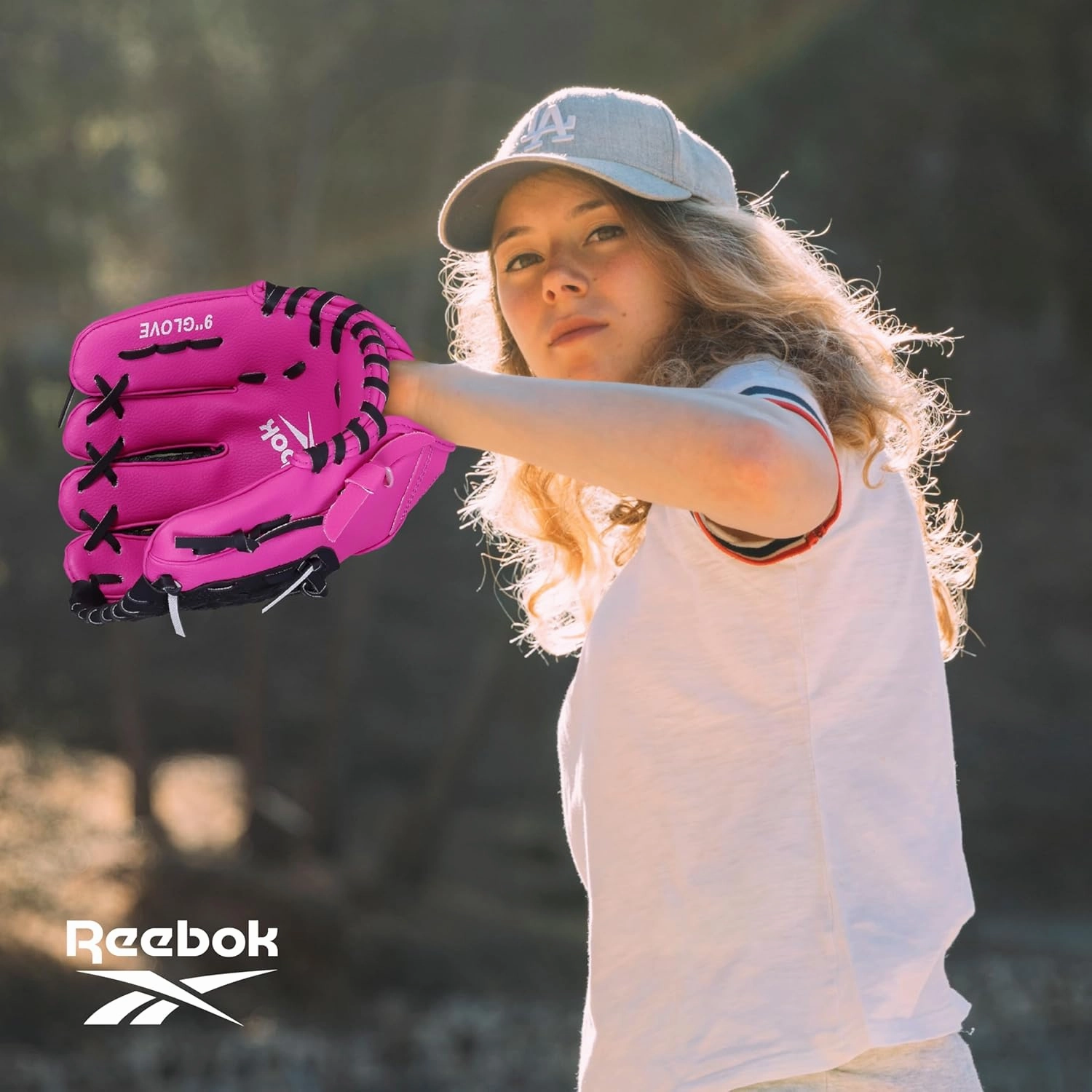 Reebok - Youth Baseball Glove Set, 9-Inch Kids Sports Glove with Foam Ball, Training Mitt for Beginners, Practice & Backyard Play