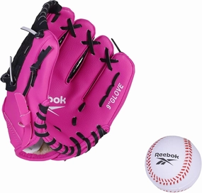 Reebok - Youth Baseball Glove Set, 9-Inch Kids Sports Glove with Foam Ball, Training Mitt for Beginners, Practice & Backyard Play