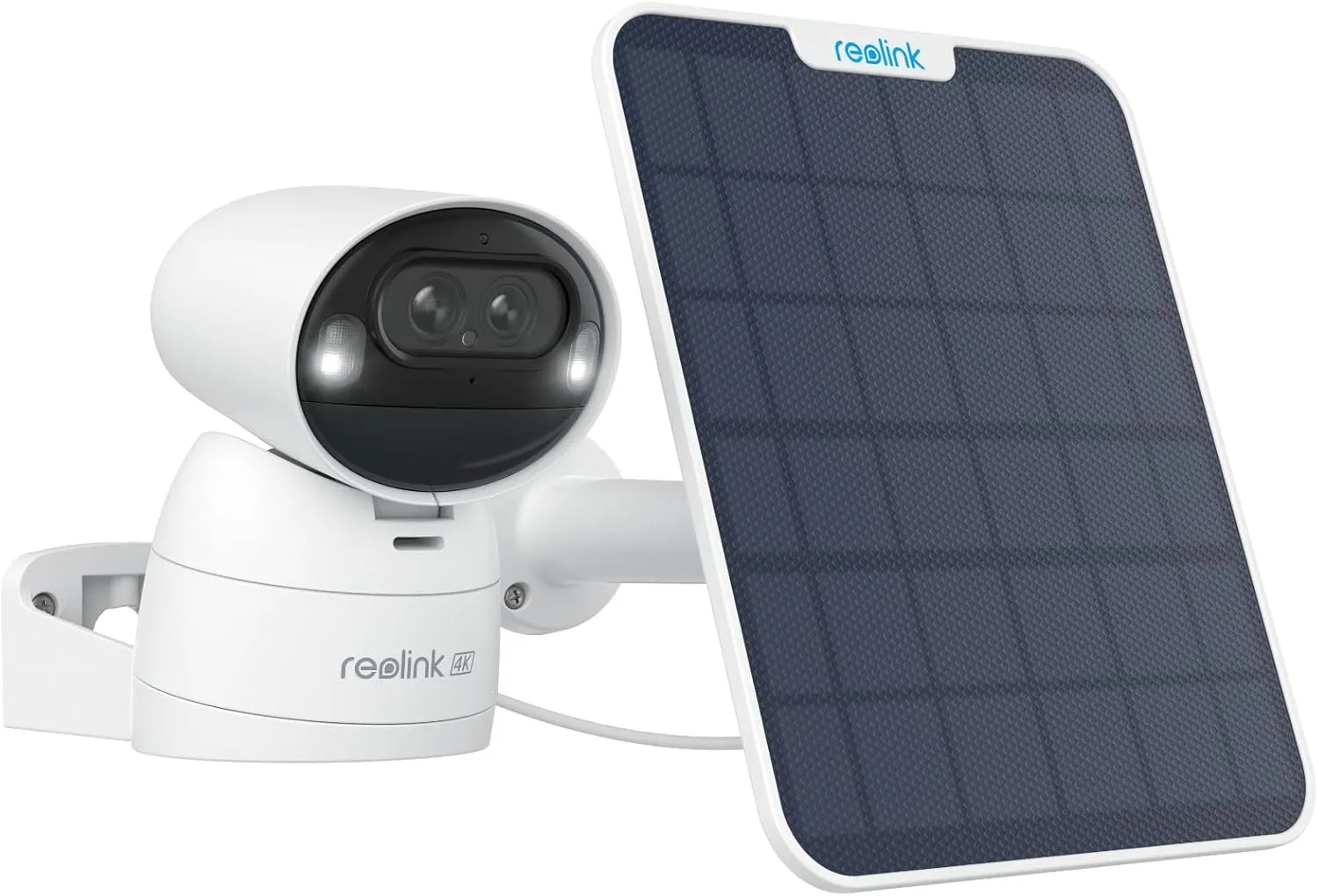 REOLINK Argus Track, 4K Solar Security Camera, Wireless Outdoor Camera, Pan & Tilt, Auto Zoom Tracking, 2.4/5GHz WiFi, 8MP Color Night Vision, AI Detection, No Extra Fee, Home Hub Compatible (Renewed)