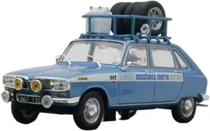 Resin Car Models Kit 1 43 Fit for Renault 16 1969 Racing Rescue Simulation Alloy Car Model Static Display Collectible Toy