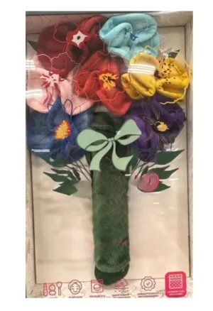 Reusable Makeup Remover Towel Facial Cleansing Clothes Eco Friendly 9 piece set Flower,great Gift with Laundry Bag Activated with Water