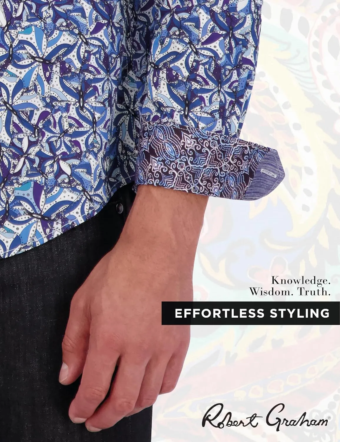 Robert Graham Men's Chapman Long-Sleeve Button-Down Dress Shirt