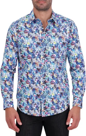 Robert Graham Men's Fleming Long-Sleeve Button-Down Shirt