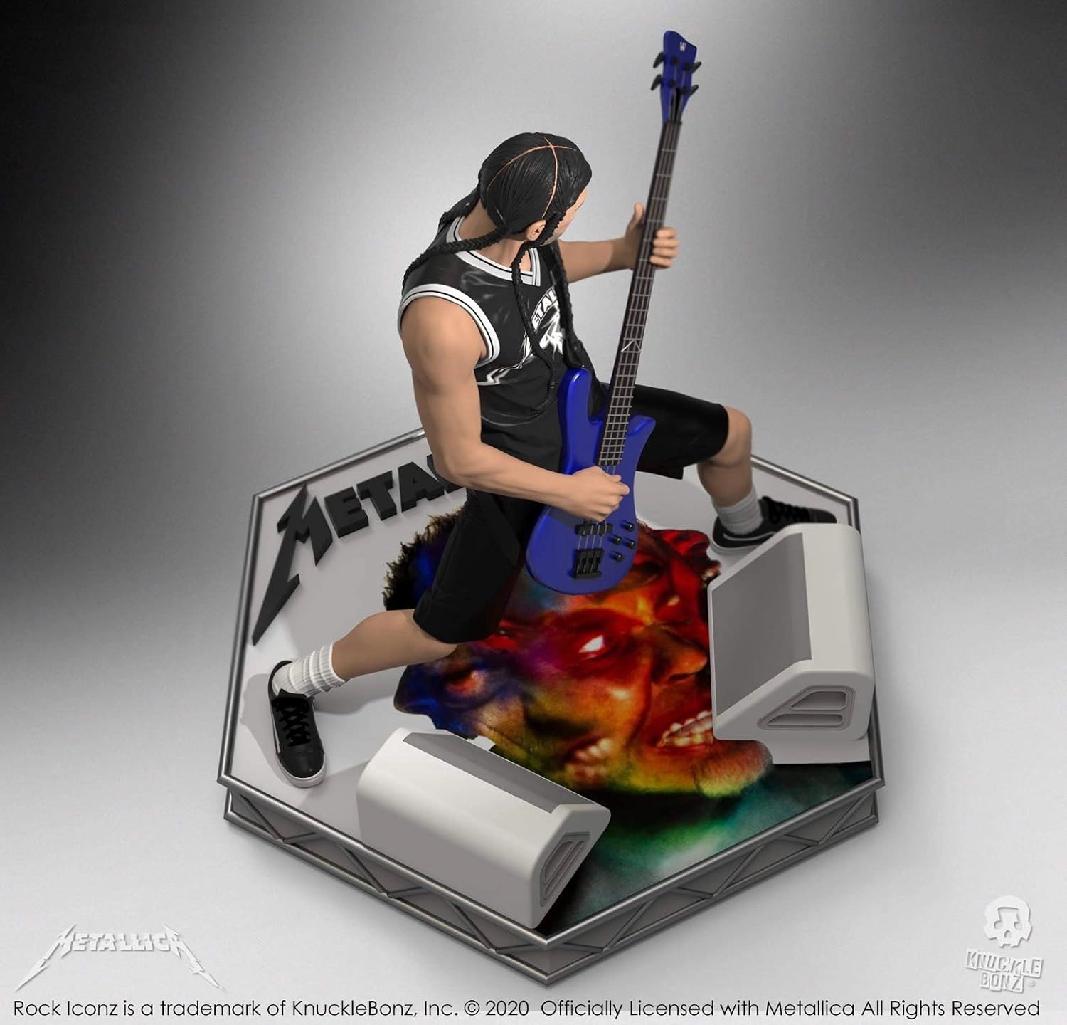 Robert Trujillo (Metallica) Limited Edition Collectible Statue (only 3000 Created) - Rock Iconz, Officially Licensed, Includes CoA