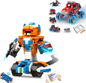 Robot X 12 in 1 Programmable APP RC Robot and Robot B 8 in 1 Electronic STEM Kits