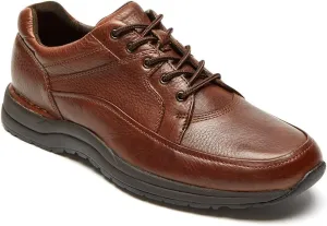 Rockport Men's Edge Hill 2 Lace-to-Toe Brown Leather Walking Shoes Size 8 Medium Width