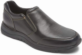 Rockport Men's Edge Hill 2 Lace-to-Toe Walking Shoes, Black, Size 8, Medium Width