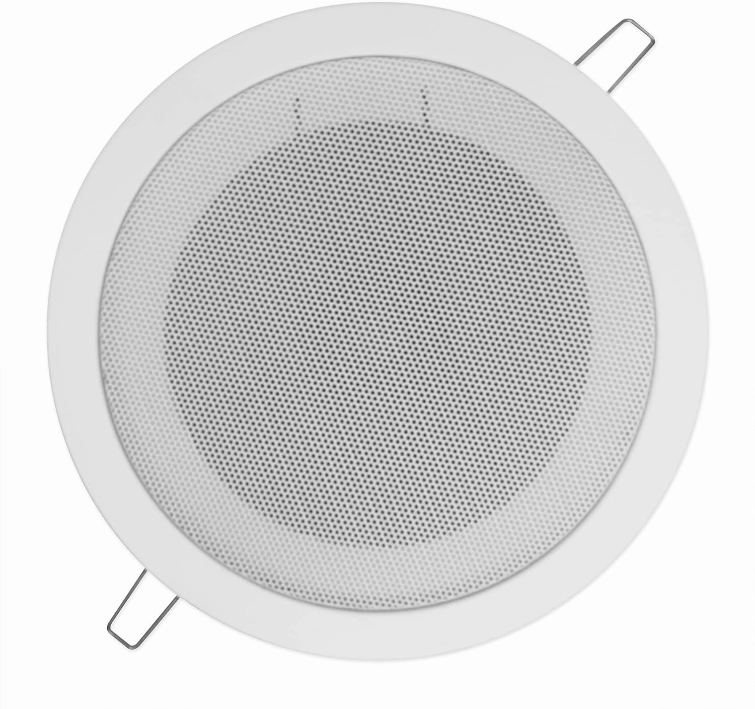 Rockville CCL5T (4) 70V 5" Commercial Ceiling Speakers, White, Paintable Grills, Easy Install, Clear Audio, Perfect for Restaurants/Offices