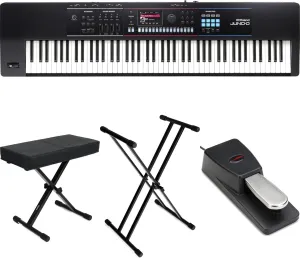 Roland JUNO-D8 88-key Synthesizer Essentials Bundle