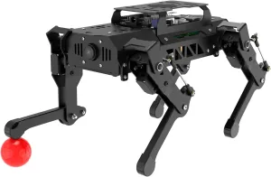 ROS2 ROS1 Robot Dog with RPi ChatGPT AI Model Voice Command Vision Scene Understanding Programmable Bionic Quadruped Smart Robotic Dog Gift for Adults, PuppyPi 2025 Advanced Kit & Raspberry Pi 5 4GB