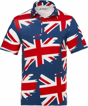 Royal & Awesome Golf Shirts for Men, Golf Polos for Men, Crazy and Funny Shirts for Men's, Bright, Colorful Design
