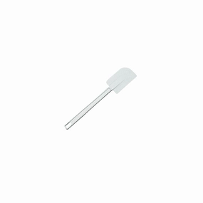 Rubbermaid Commercial Products Scraper, 9.5-Inch, White, Spatula for Baking/Mixing/Cooking in Kitchens, Pack of 36