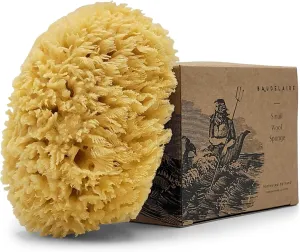 Sea Wool Sponge 5.5" - Natural Sea Sponge for Bathing and Shower - Durable, Sustainable & Environment-Friendly Loofah for Body