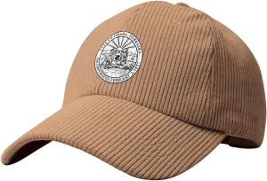 Seal of Omaha, Nebraska Baseball Cap for Men Women Corduroy Baseball Caps Trucker Caps Sun Hat