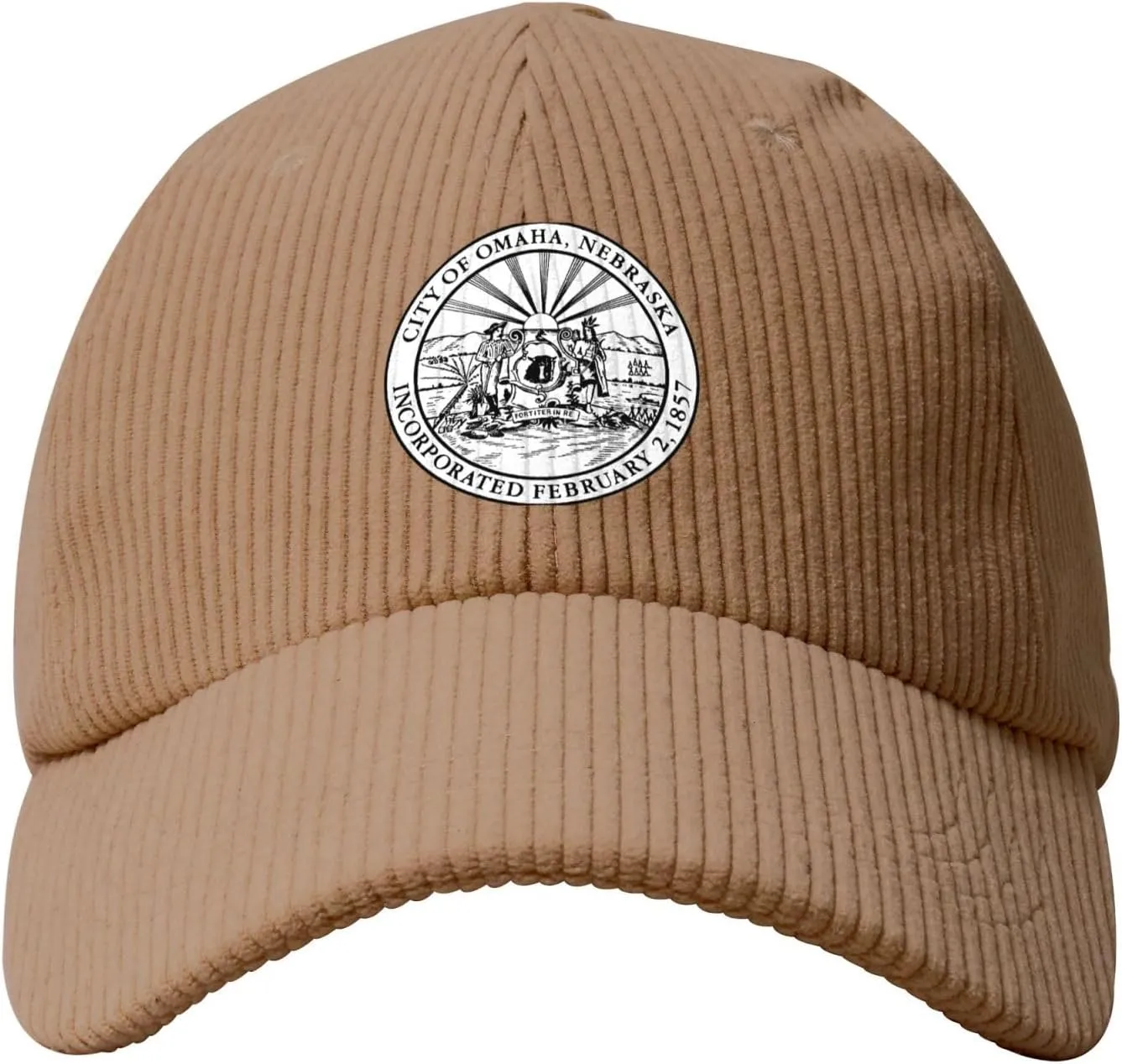 Seal of Omaha, Nebraska Baseball Cap for Men Women Corduroy Baseball Caps Trucker Caps Sun Hat