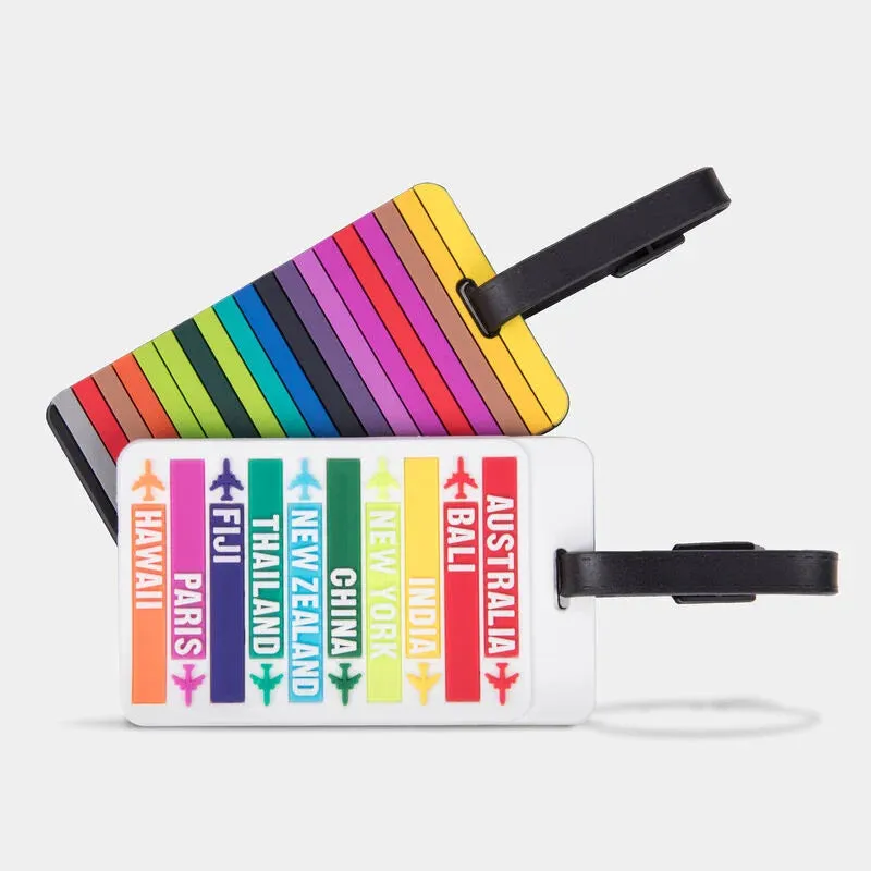Set of 2 Flexible Luggage Tags