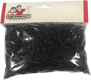 Set of 500 Black Dart Tips Soft 1/4