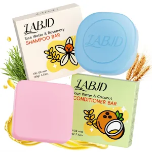 Shampoo and Conditioner Bar,Solid Hair Growth Soap Bars for Women,Nourishing,Anti-Hair Loss Hair Strengthening Portable Environmentally Friendly Rejuvenates Hair with Thick Vitality