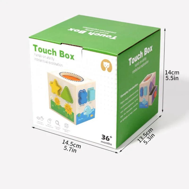 Shape Sorting Touch And Feel Box