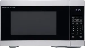 SHARP SMC1162KS Countertop Microwave Oven with Removable 12.4" Carousel Turntable, Orville Redenbacher's Certified, 1.1 Cubic Feet CuFt, Stainless Steel