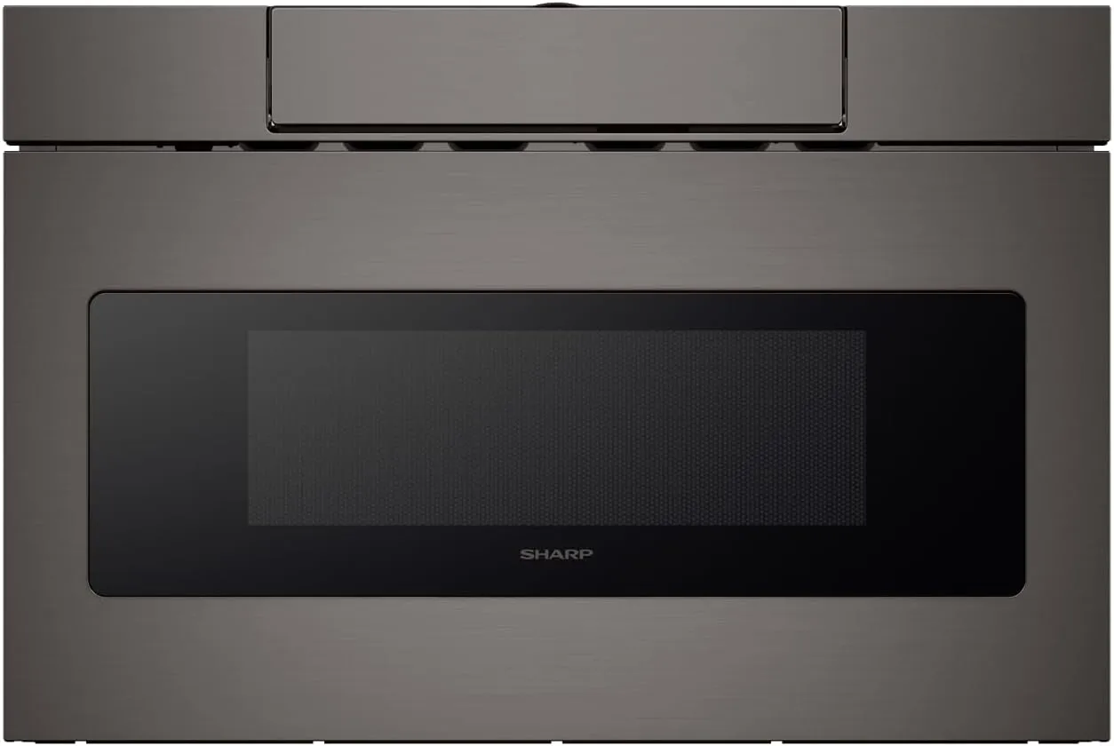 Sharp SMD2470AH 24" Microwave Drawer with 1.2 cu. ft. Capacity in Black Stainless Steel