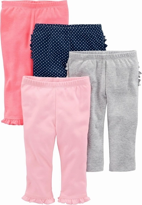 Simple Joys by Carter's Baby Girls' 4-Pack Pants