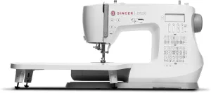 SINGER C7220 Computerized Sewing Machine with Extension Table & Accessory Kit | 200 Built-in Stitches, 8 One-step Buttonhole Styles, Alphabet Font, Speed Control Lever & LCD Screen