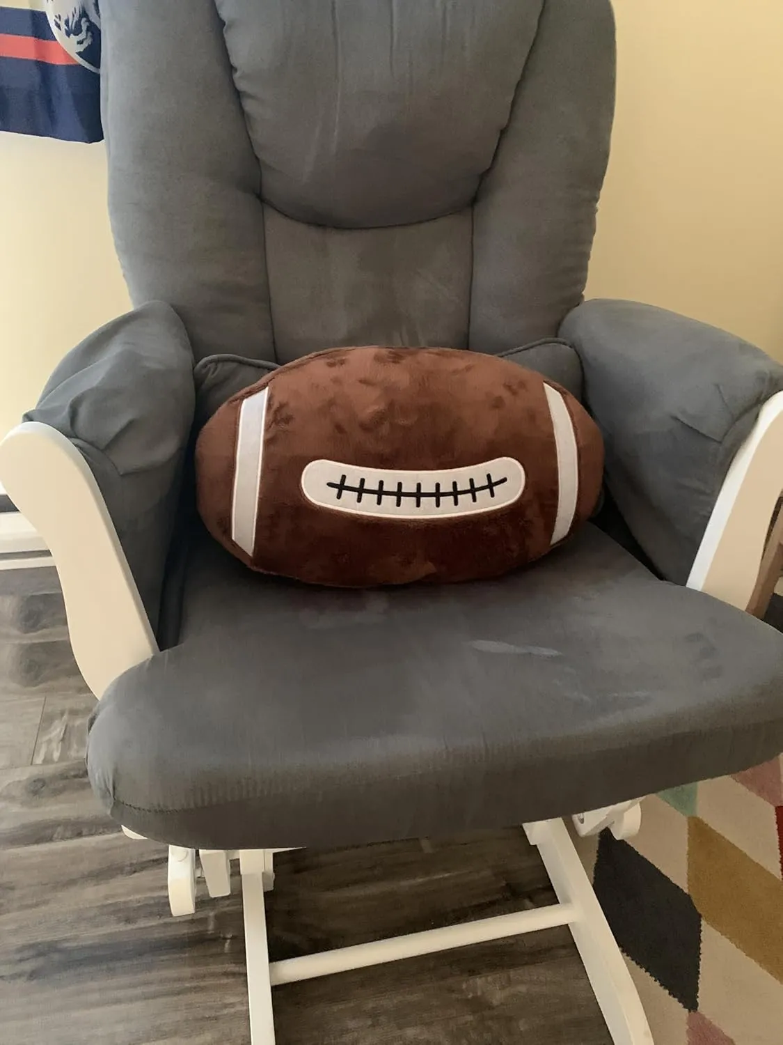 Soft Toddler Blanket and Football Decor Ideal for Boys Rooms – Cozy Travel Companion and Soccer Accessories for Football Fans