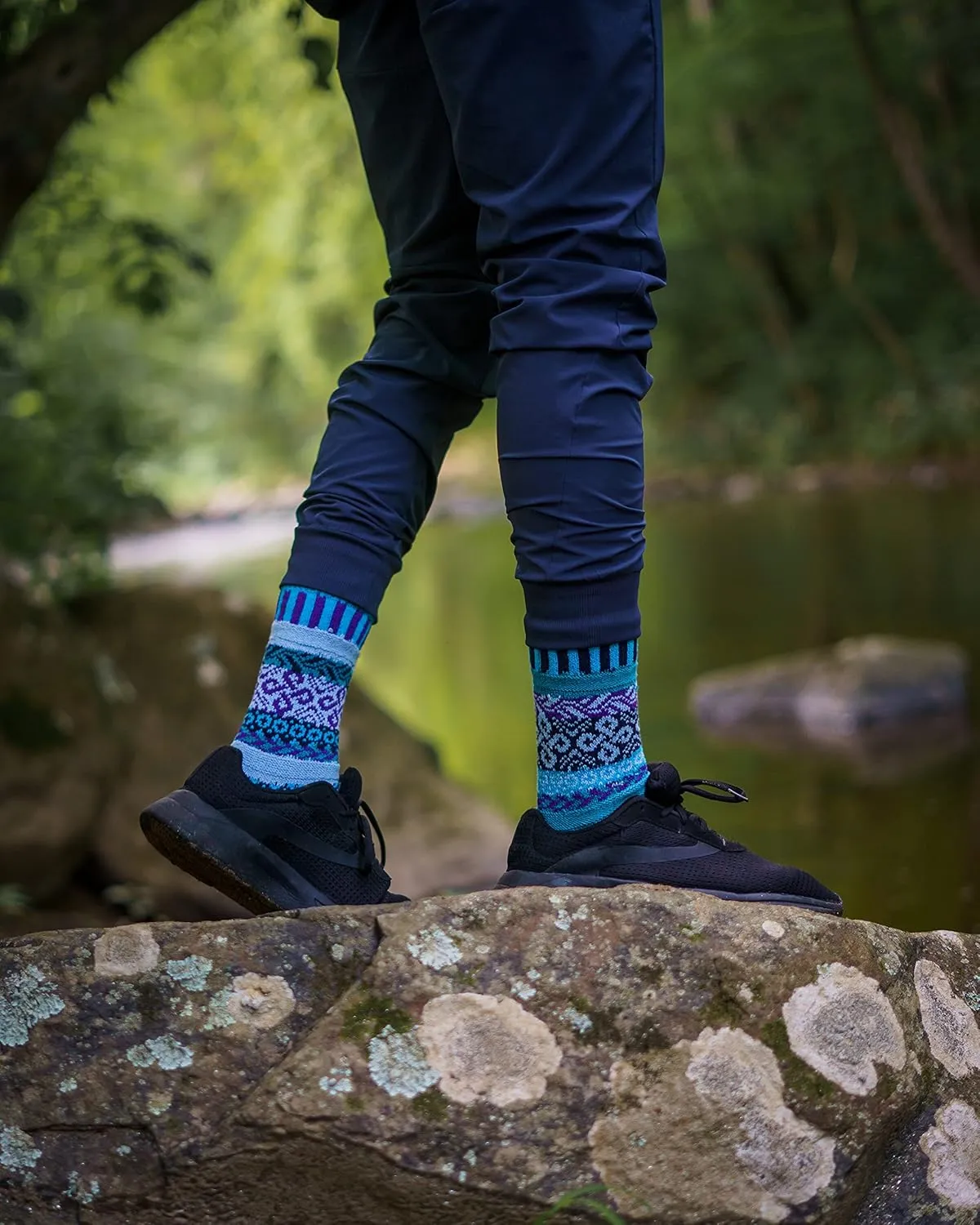 Solmate Socks Colorful Mismatched Socks for Men & Women – Soft, Eco-Friendly Cotton Blend – Fun & Cozy Gift Idea