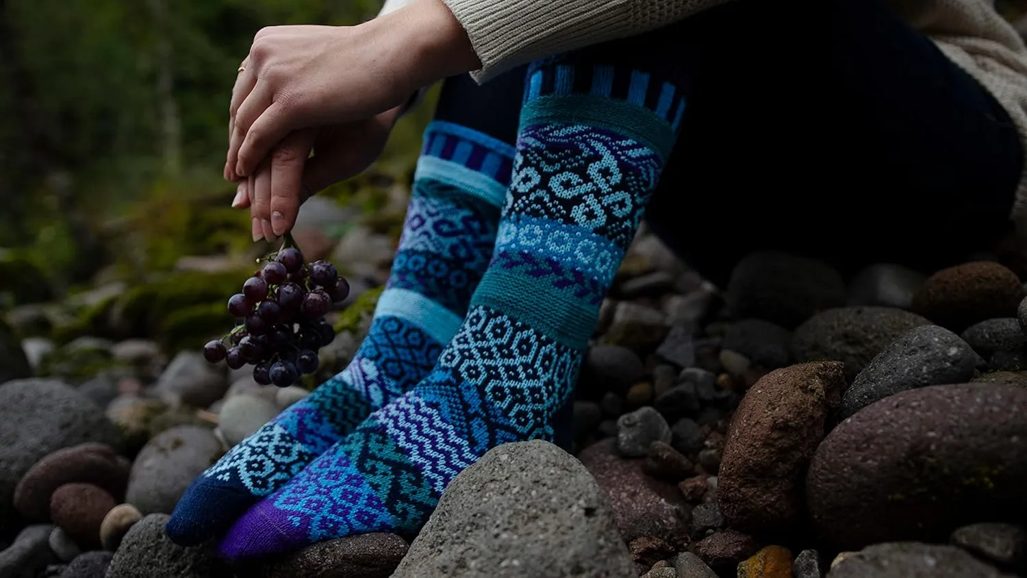 Solmate Socks Colorful Mismatched Socks for Men & Women – Soft, Eco-Friendly Cotton Blend – Fun & Cozy Gift Idea