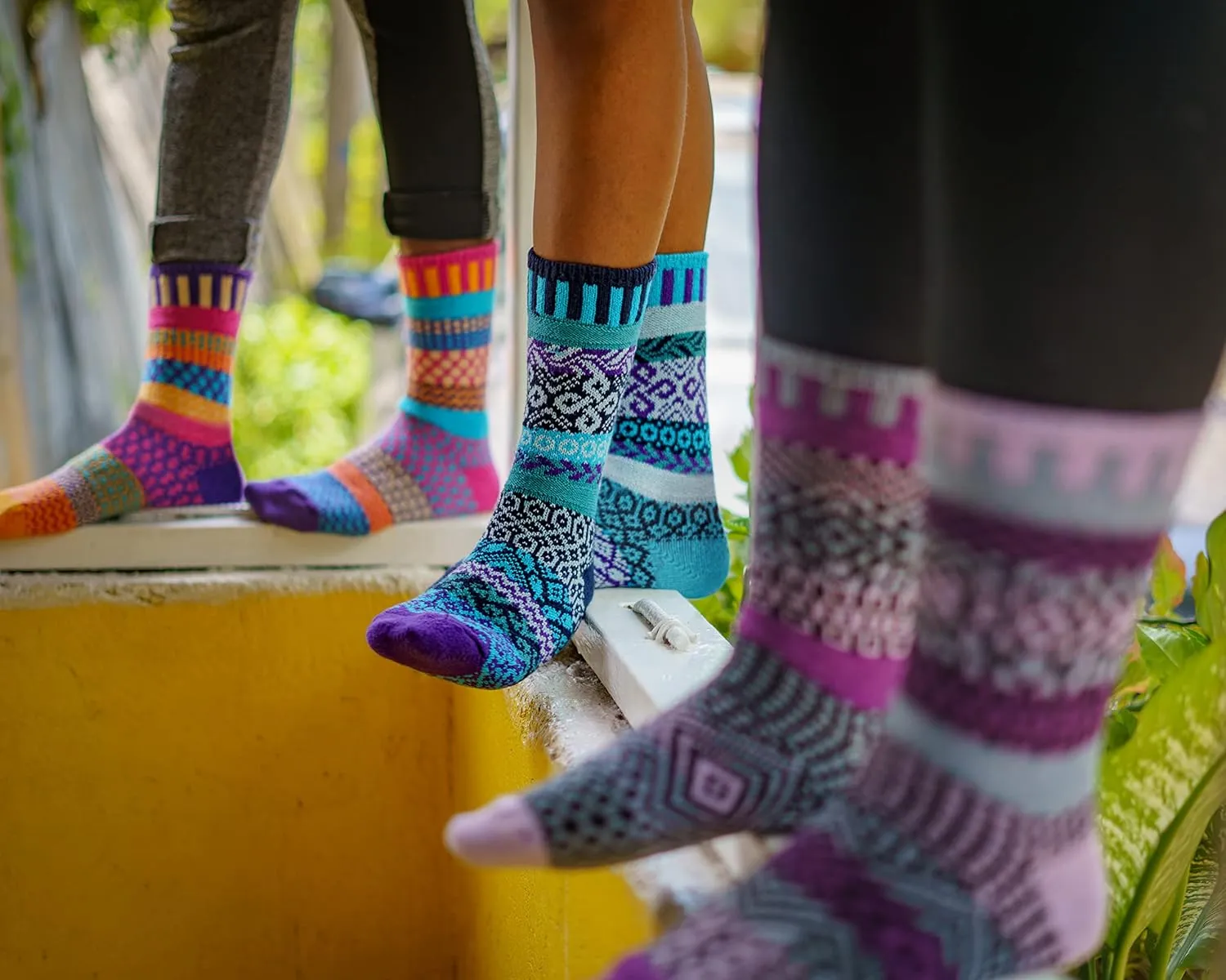 Solmate Socks Colorful Mismatched Socks for Men & Women – Soft, Eco-Friendly Cotton Blend – Fun & Cozy Gift Idea