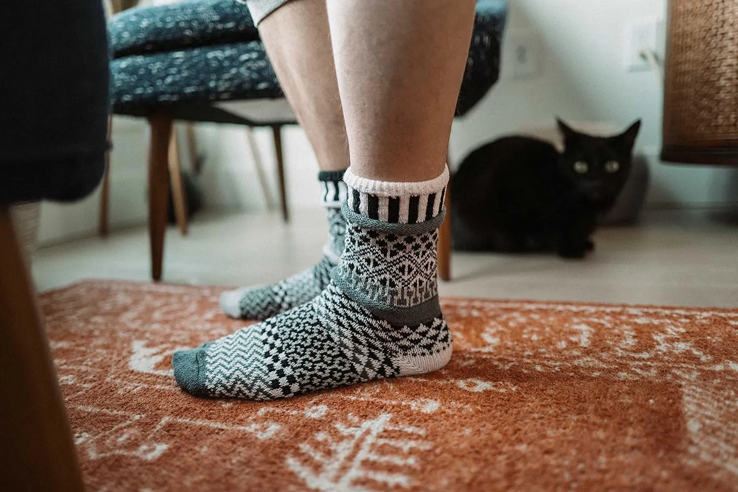 Solmate Socks Colorful Mismatched Socks for Men & Women – Soft, Eco-Friendly Cotton Blend – Fun & Cozy Gift Idea
