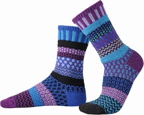 Solmate Socks Colorful Mismatched Socks for Men & Women – Soft, Eco-Friendly Cotton Blend – Fun & Cozy Gift Idea