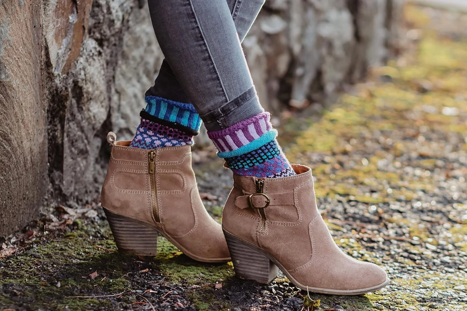 Solmate Socks Colorful Mismatched Socks for Men & Women – Soft, Eco-Friendly Cotton Blend – Fun & Cozy Gift Idea