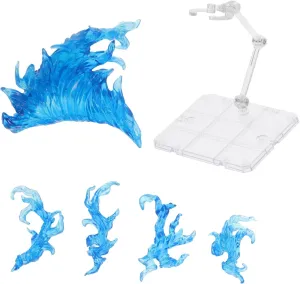 Sosoport 1Set Action Figure Stand with Flame Effects Display Rack for Doll Models and Premium Easy Assembly Stable Base for Poses for Collectibles
