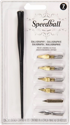 Speedball Basic Calligraphy Set, Set of 7