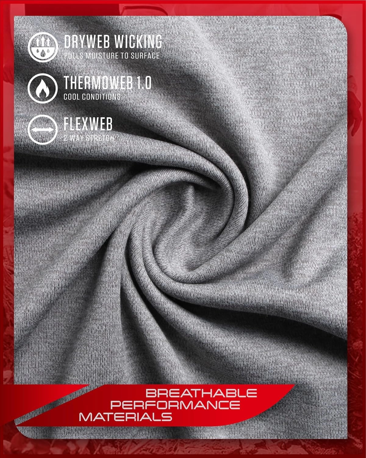 Spyder Men's Thermal Underwear Set - 2 Piece Brushed Back Fleece Lined Long Johns Base Layer Set for Men (Sizes: S-XL)