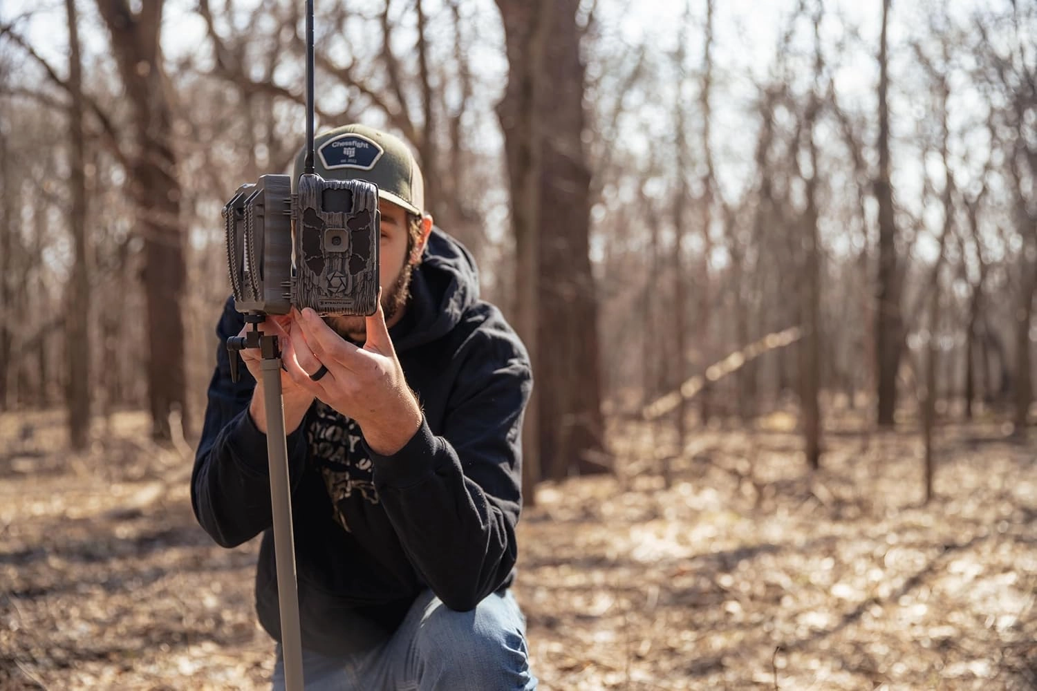 Stealth Cam Deceptor No Glo 80ft Detection & IR Range 40MP Photo 1440P HD Video Capture Remote App Contol Wireless Hunting Cellular Trail Camera - Available on AT&T & Verizon