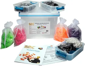 Steam Accelerator Small Group Set - Flexible and Versatile Builds for School Programs or Group Therapy (720 Pieces) Bright Colors