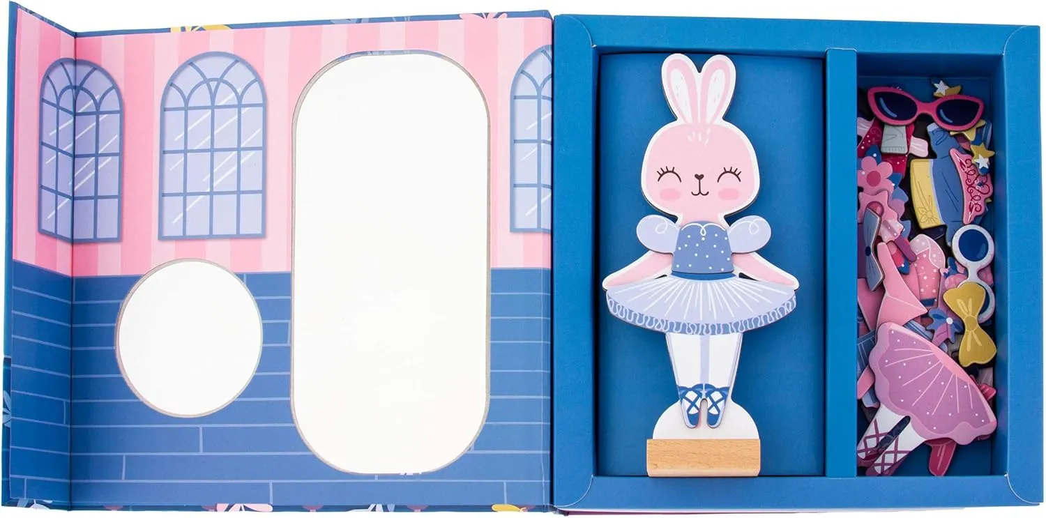 Stephen Joseph, Magnetic Dress Up Doll Bunny and Mouse
