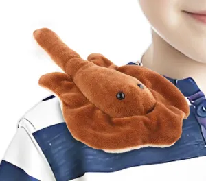 Sting Ray Shoulder Magnet Plush Toys Devil Fish Animals Toy Cosplay Decoration Cute Plushies Present Birthday,Thanksgiving Gifts for Boys Girls Kids