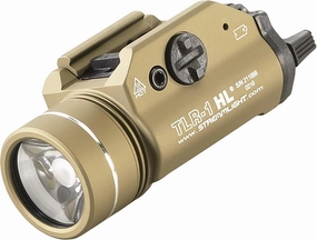 Streamlight 69266 TLR-1 HL 1000-Lumen Mounted Weapon Light with Rail Locating Keys, Flat Dark Earth