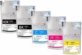 Sublimation Ink Pack 1100ML Set T46D8 T46D1 T46D4 Compatible with Various Printers Including SC-F6300 SC-F6360 SC-F9400 SC-F9400H SC-F9460 F6300 F9400(4Bags-BK C M Y U5)