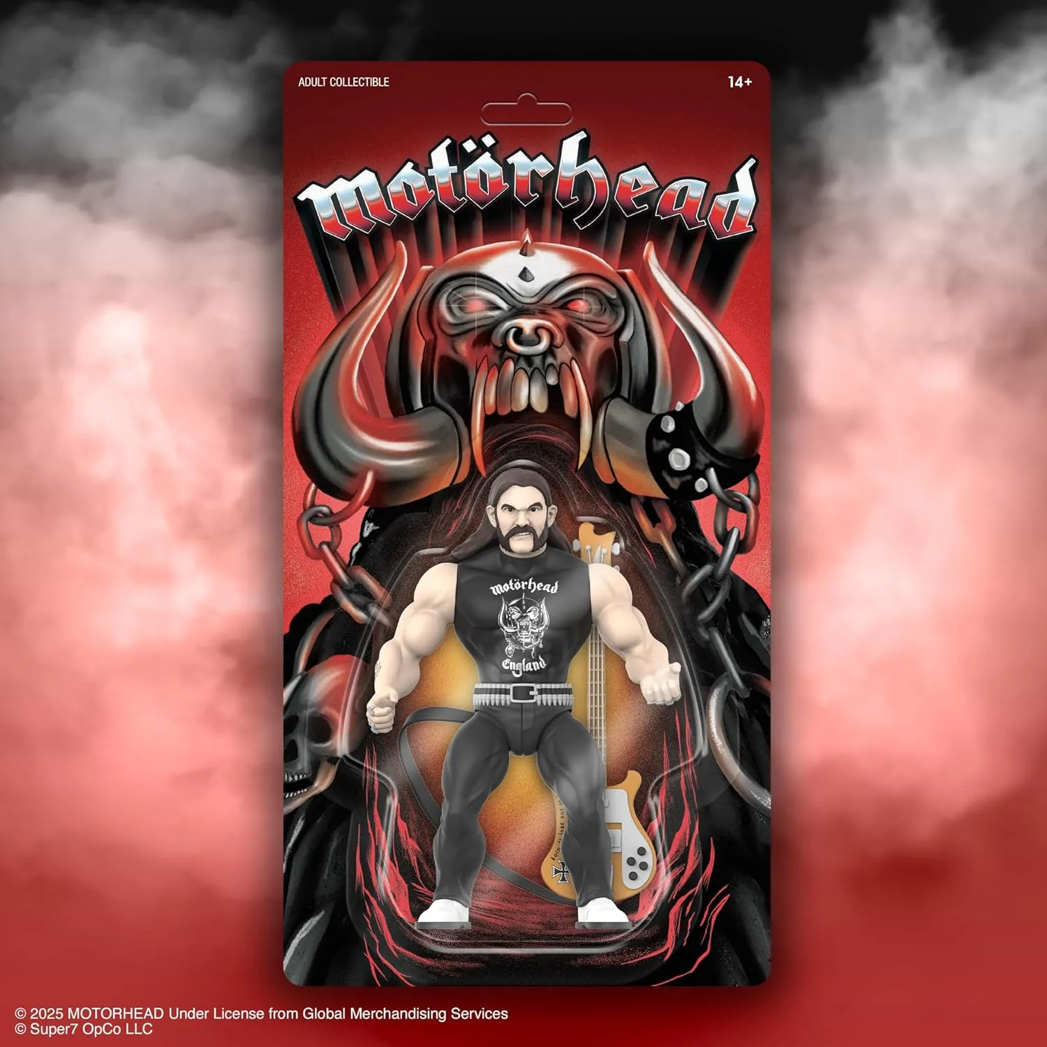 Super7 Lemmy Kilmister (Motorhead) Vintage 5 1/2-Inch Action Figure