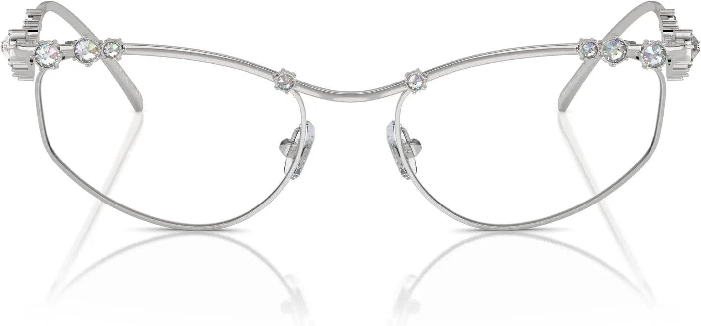 Swarovski Women's Sk1015 Cat Eye Prescription Eyewear Frames