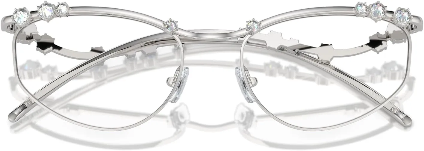 Swarovski Women's Sk1015 Cat Eye Prescription Eyewear Frames