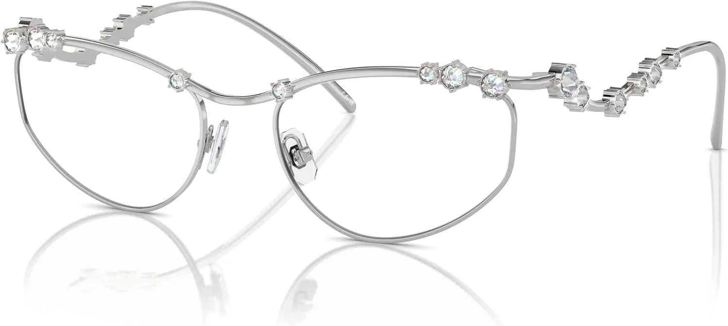 Swarovski Women's Sk1015 Cat Eye Prescription Eyewear Frames